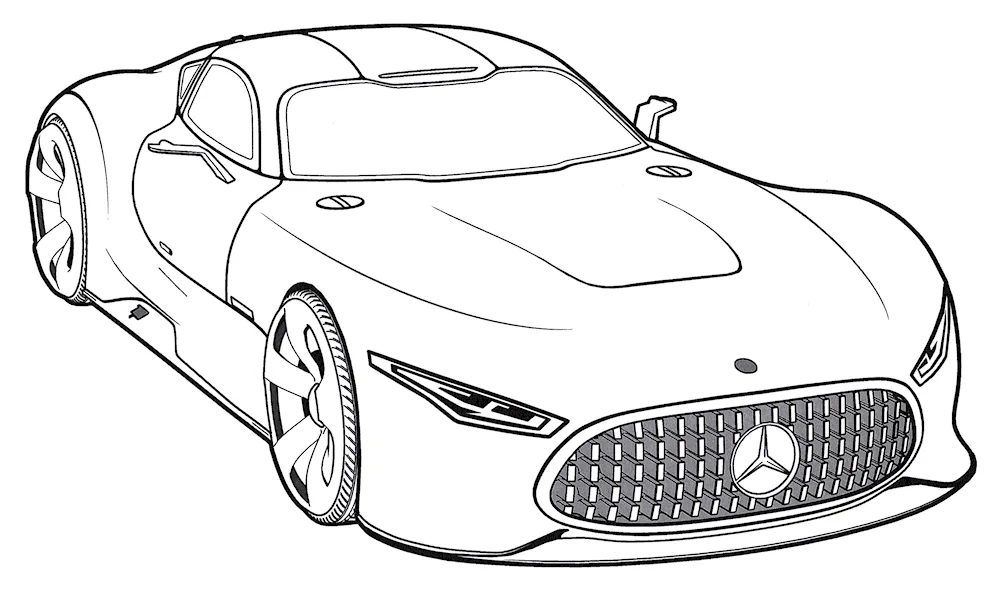 Mercedes AMG GT 63 colouring