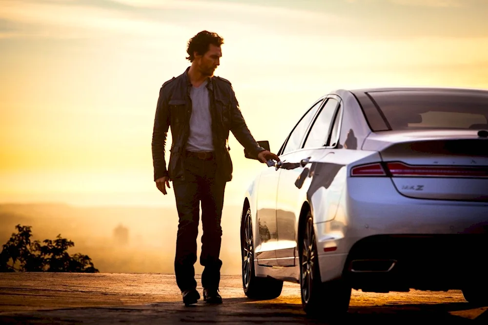 Matthew McConaughey driving