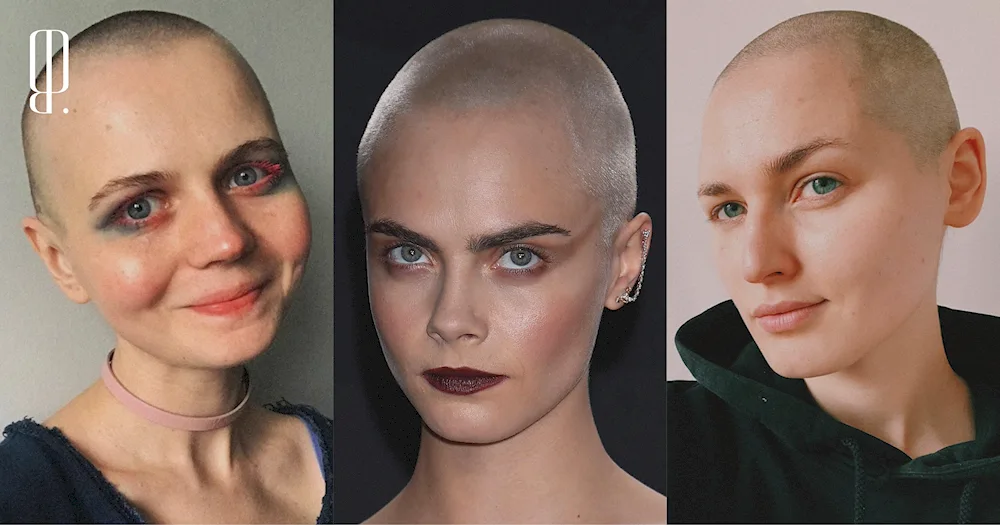Mia Boyko got a bald haircut