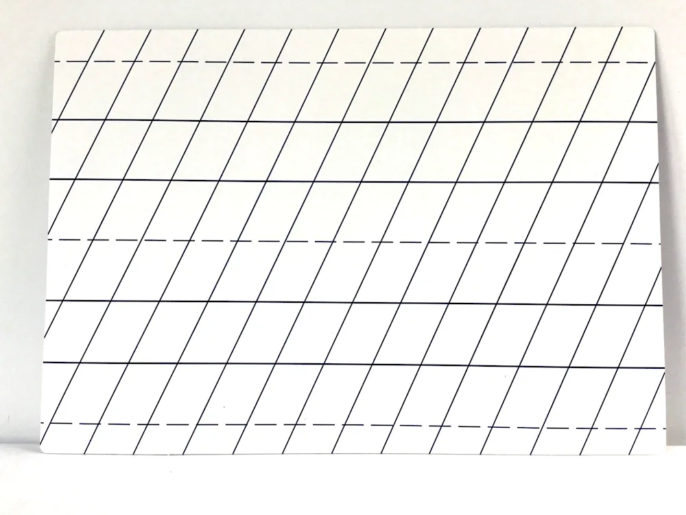 Hatber notebook for handwriting 12t5b5_05112 oblique ruler