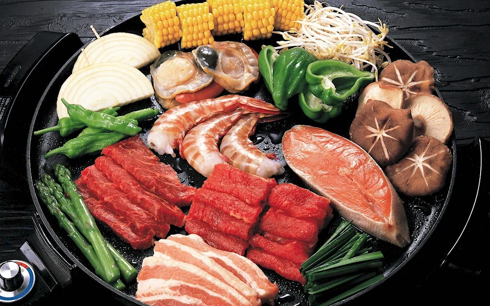 Meat and seafood