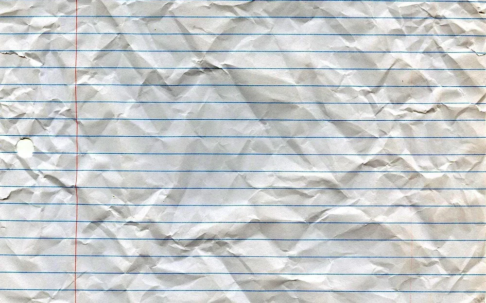Rubbed line paper