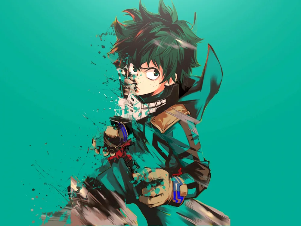 Anime Hero Academia Midoriya