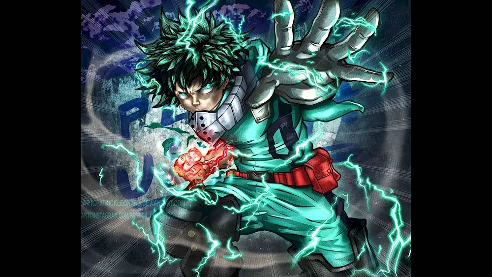 Midoriya Izuku. Midoriya 1080