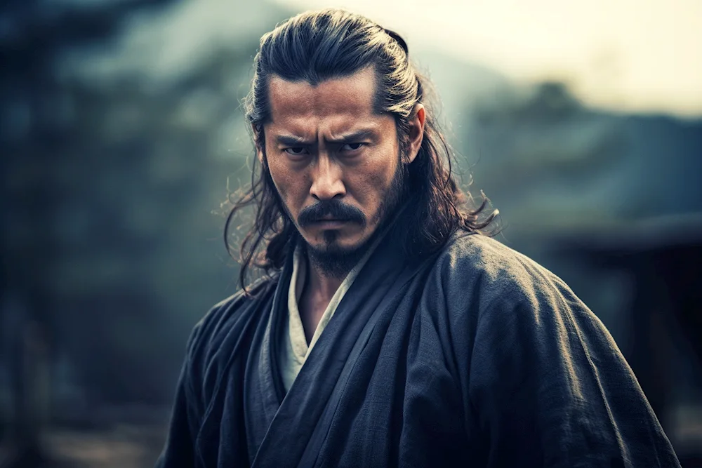 Miyamoto Musashi self-portrait