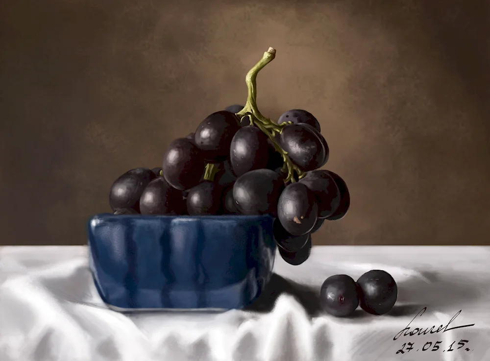 Michail Stefanescu still life fruit still life 1864