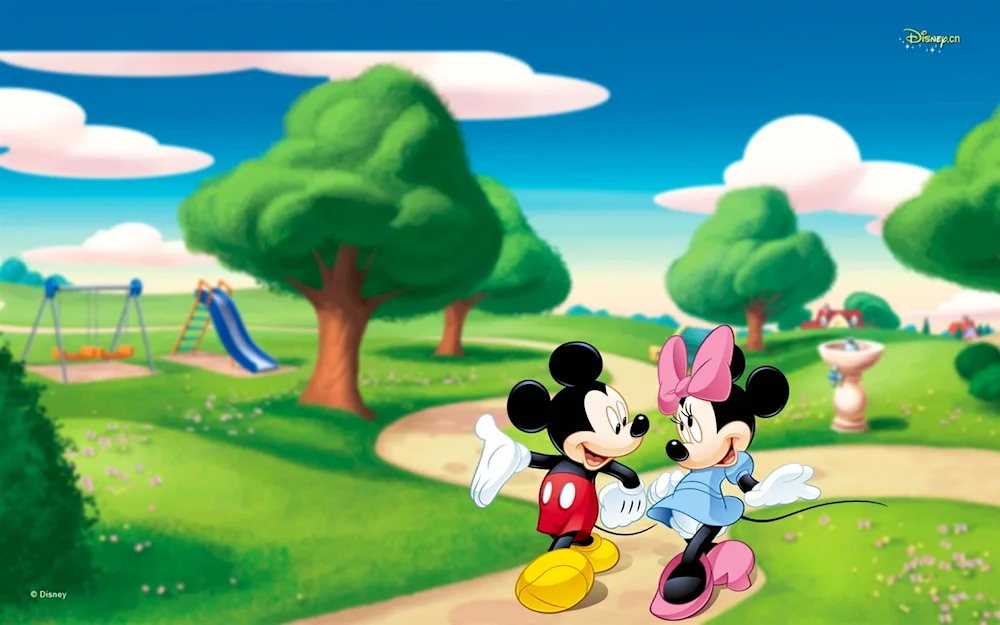 Mickey Mouse cartoon footage