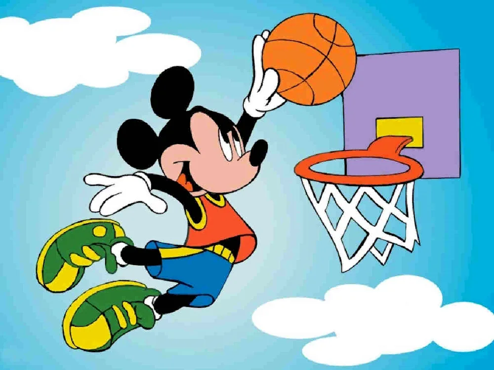 Mickey Mouse cartoon sports