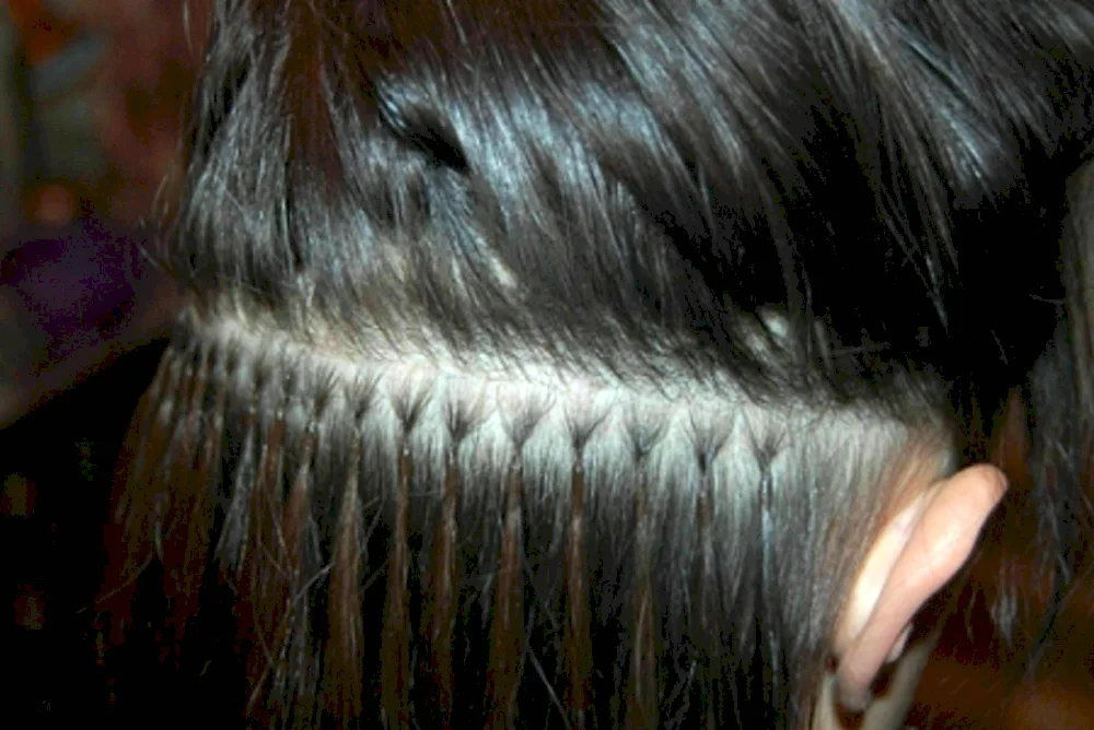 Micro nano capsule hair extensions