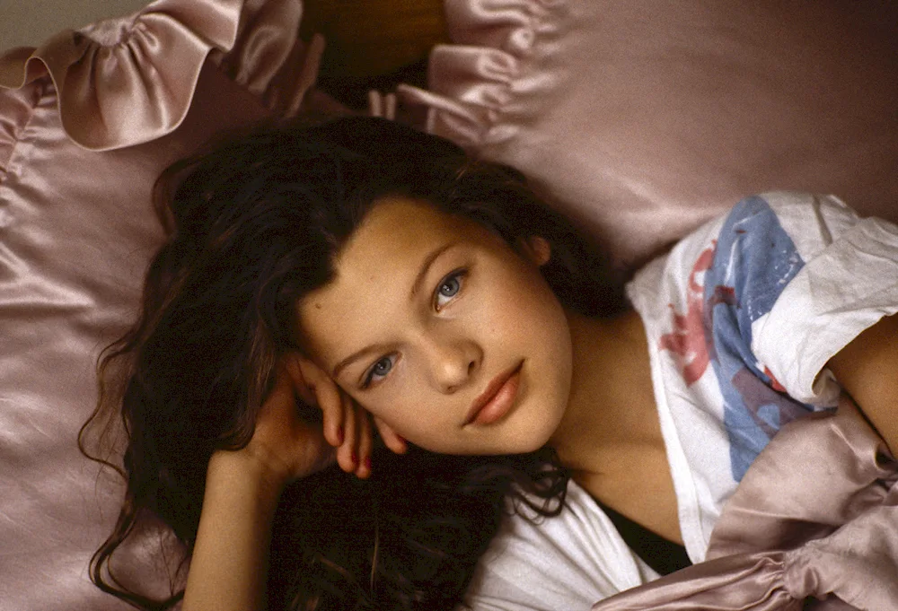 Milla Jovovich in her youth