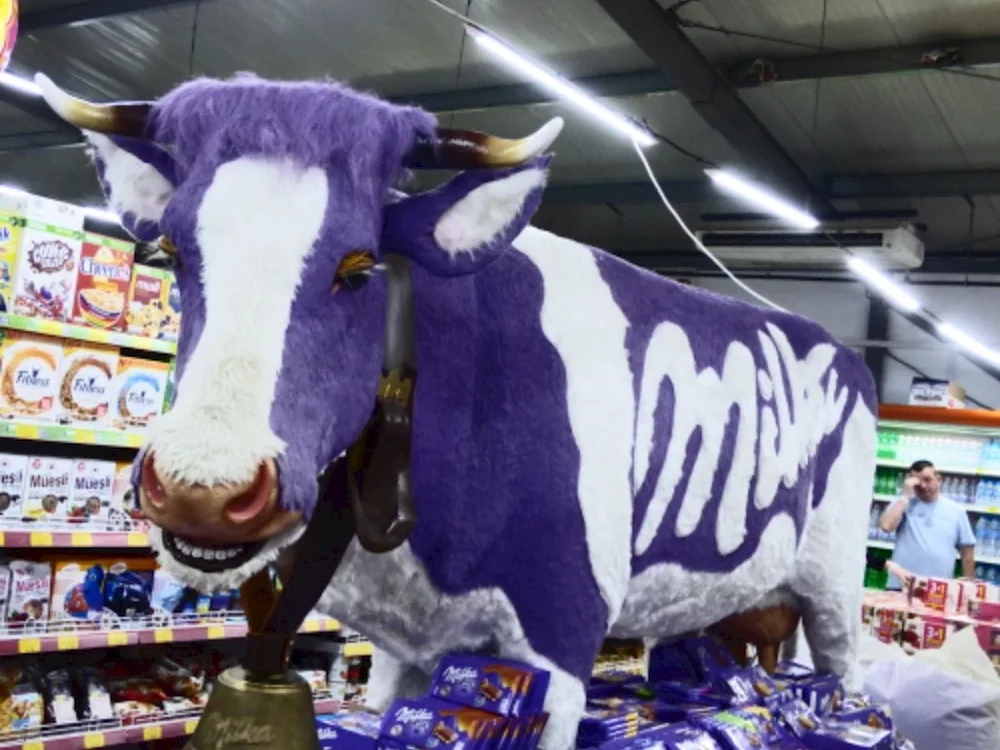 Milka cow