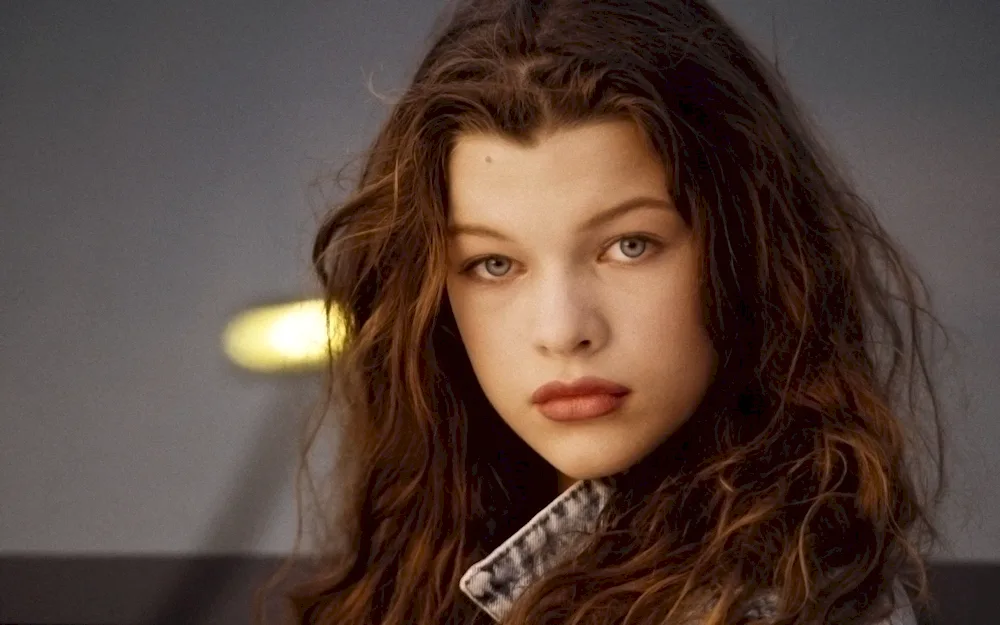 Milla Jovovich in her youth
