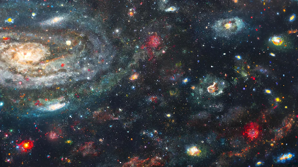 Cosmos painting