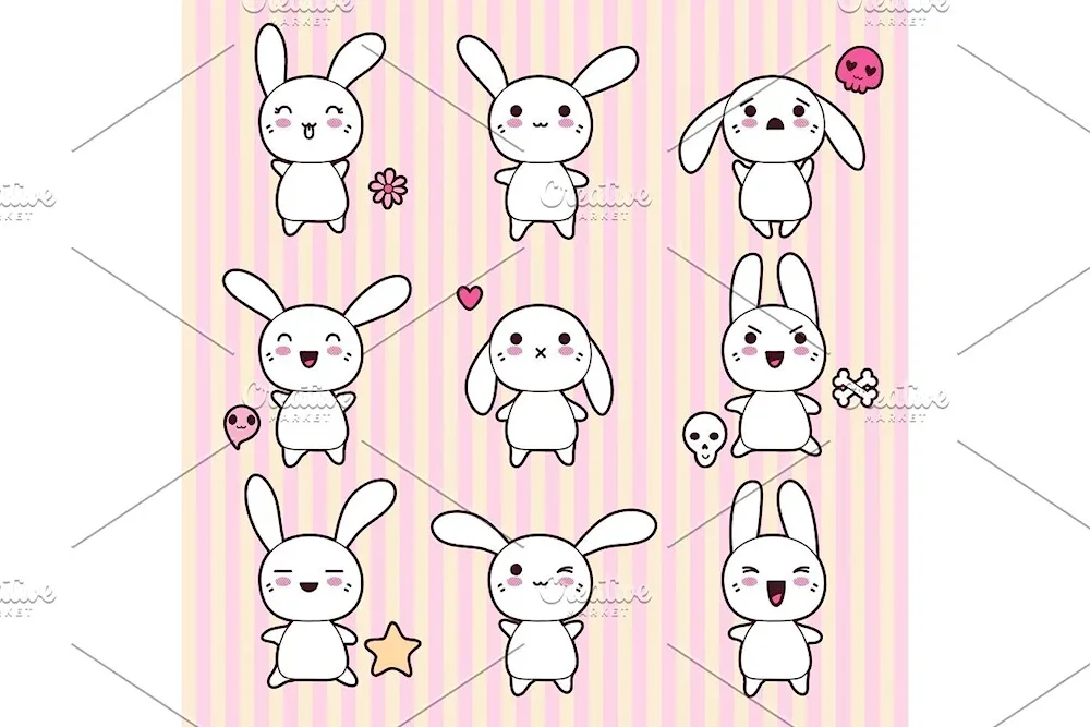 Bunny drawing
