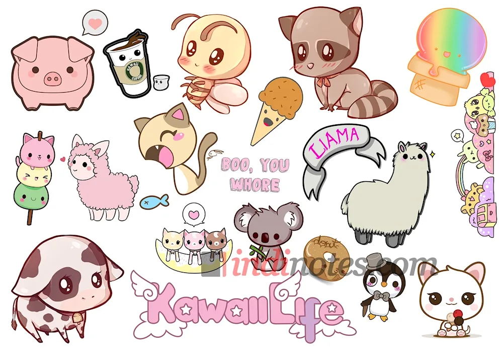 Hallow Kitty stickers