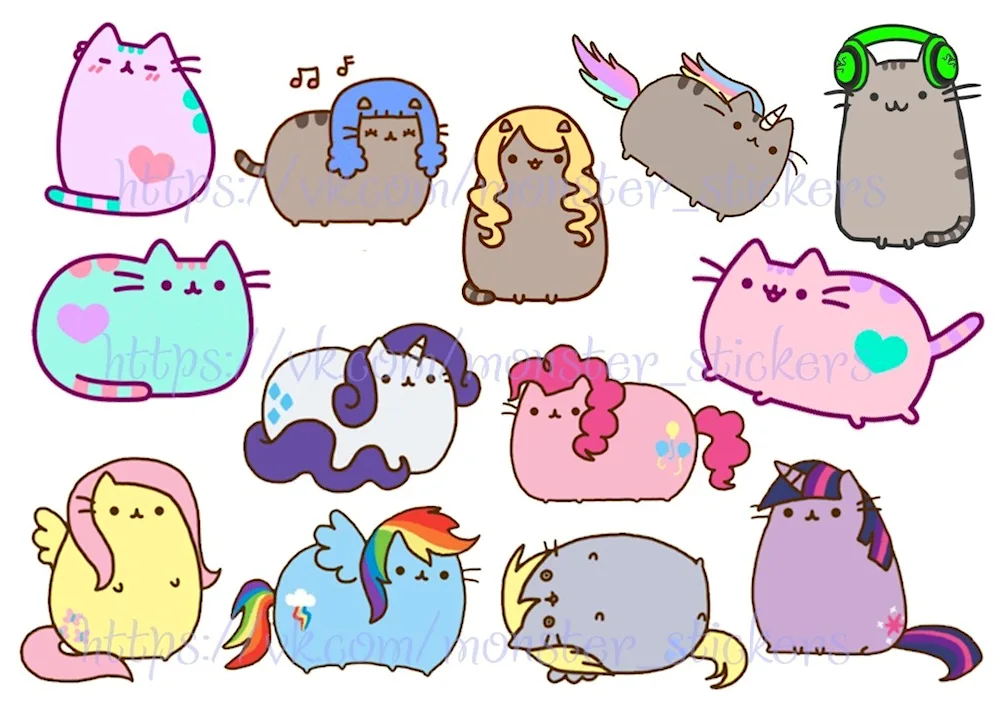 Mini stickersHallow Kitty stickers