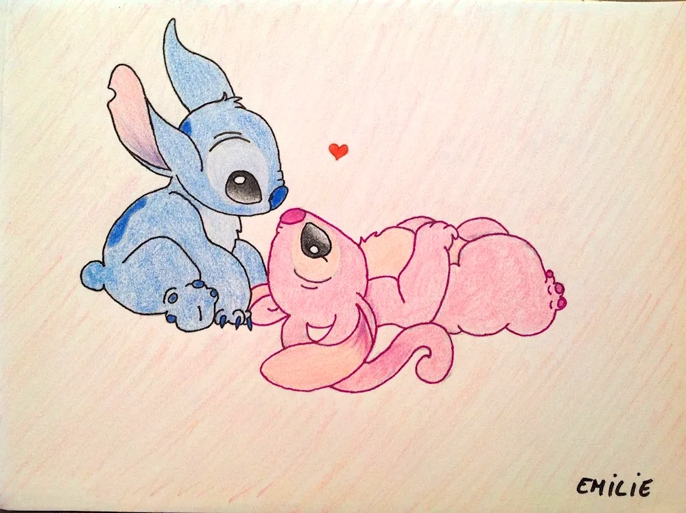 Stitch drawing Stitch