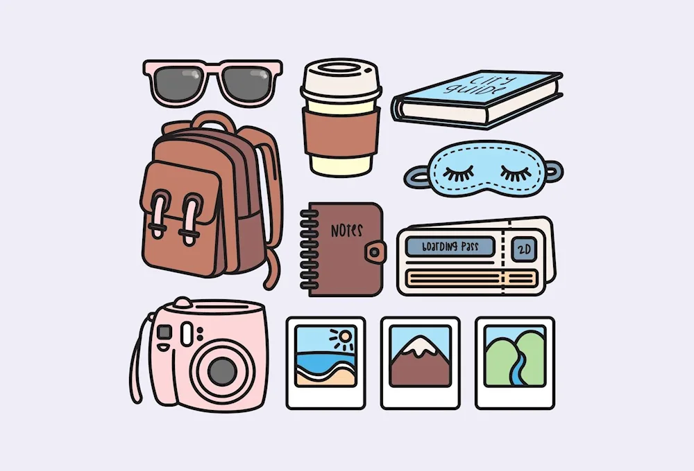 Cute Stickers for drawing easy