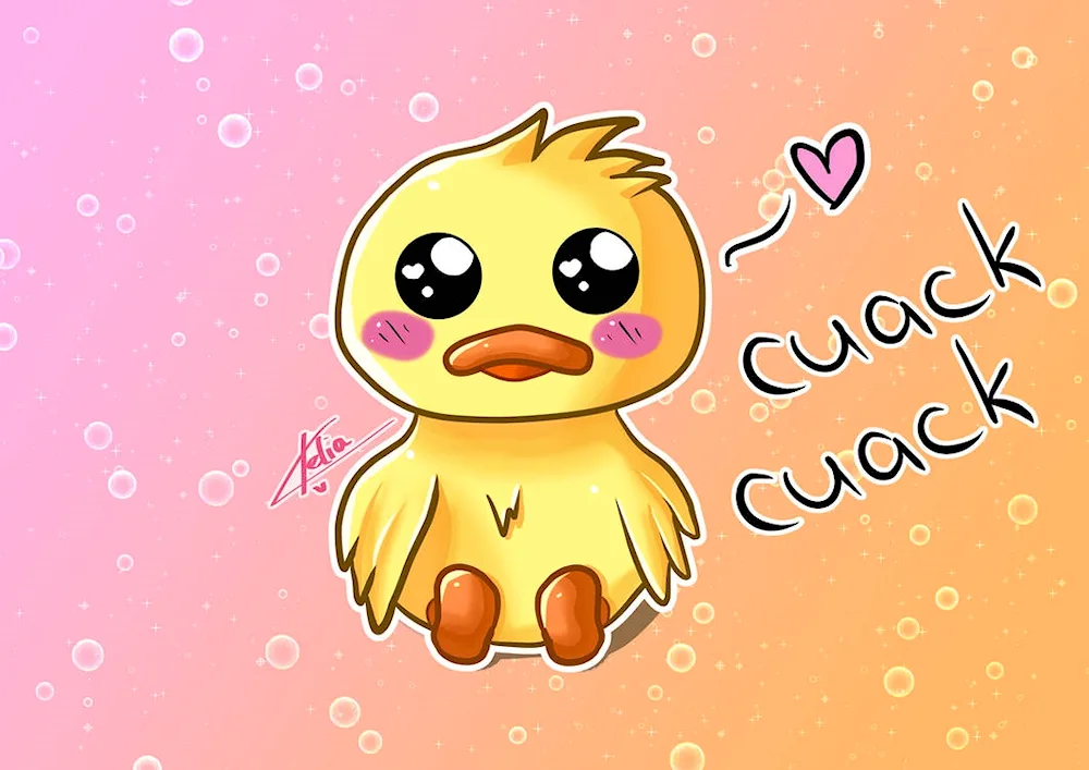 Duck duck drawing Duck lalafanfan