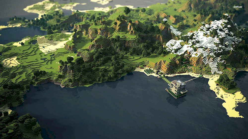 Maincraft with shaders 4k