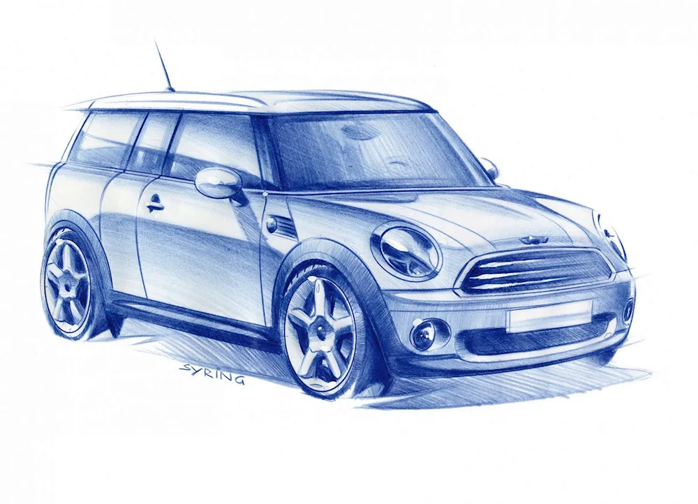 Bugatti Sharon drawing