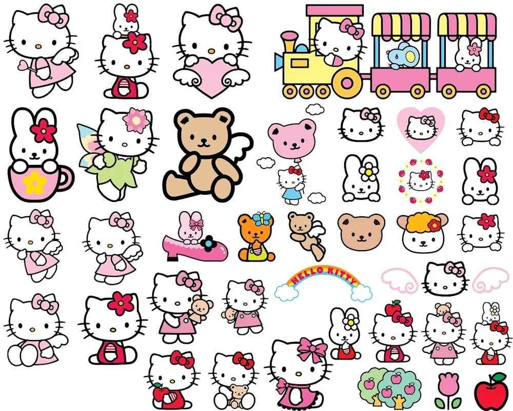 Pushin Kat Sticker Set