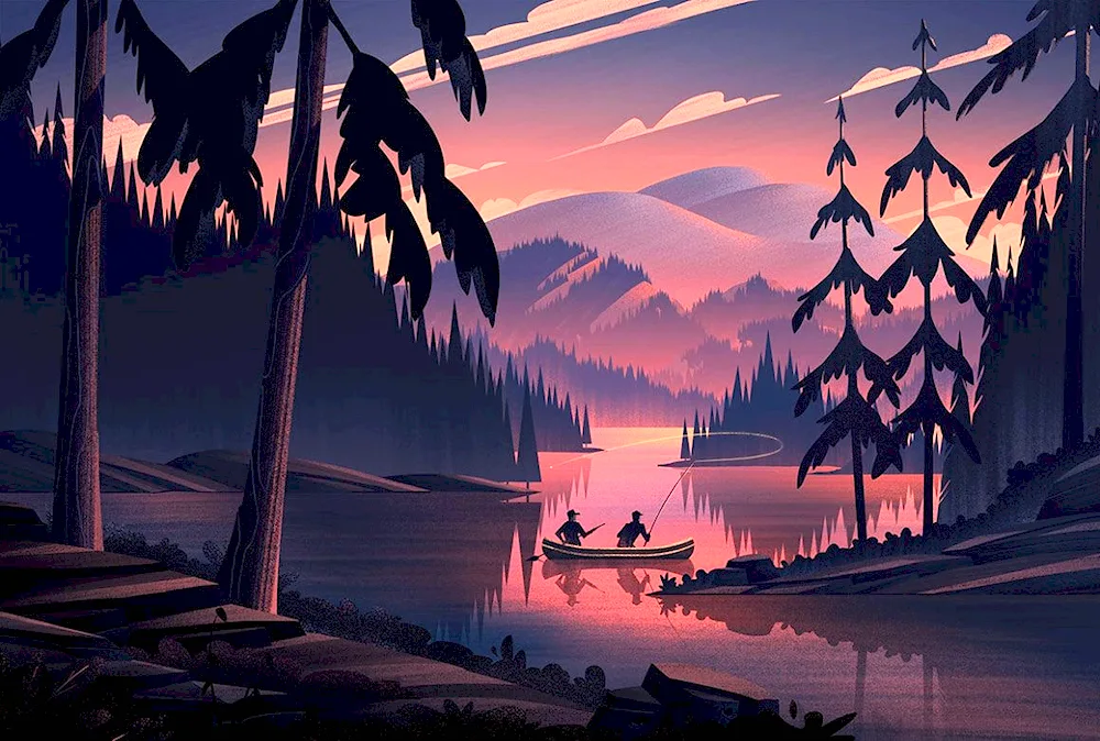 Minimalistic landscape
