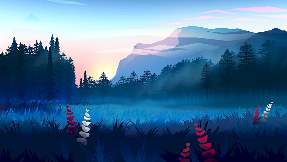 Minimalistic landscape