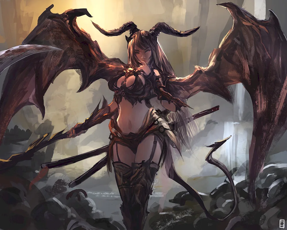Demoness succubus
