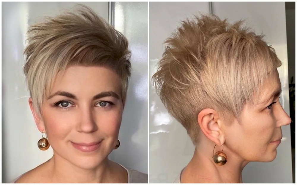Michelle Williams Pixie grown-out