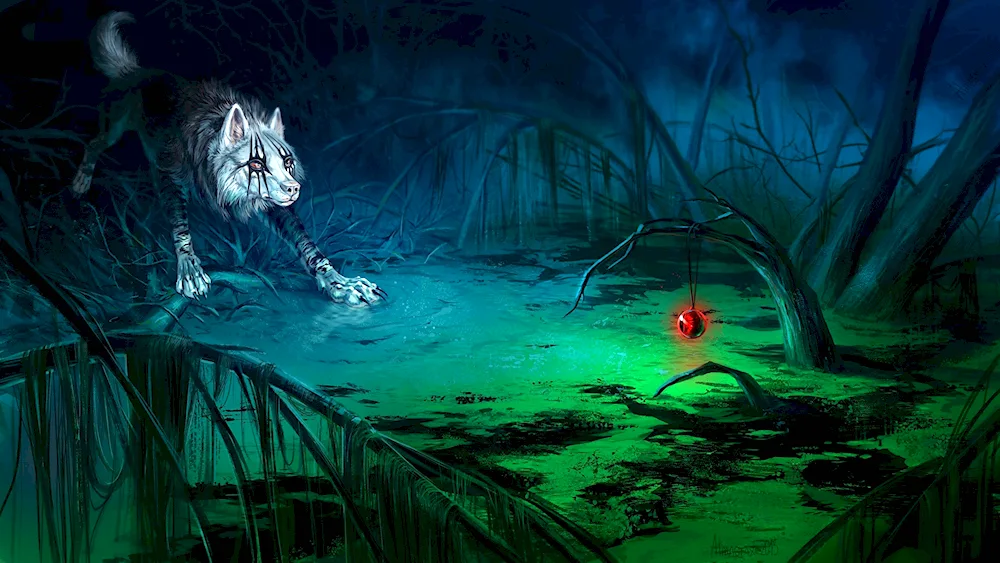 Fantasy wolf