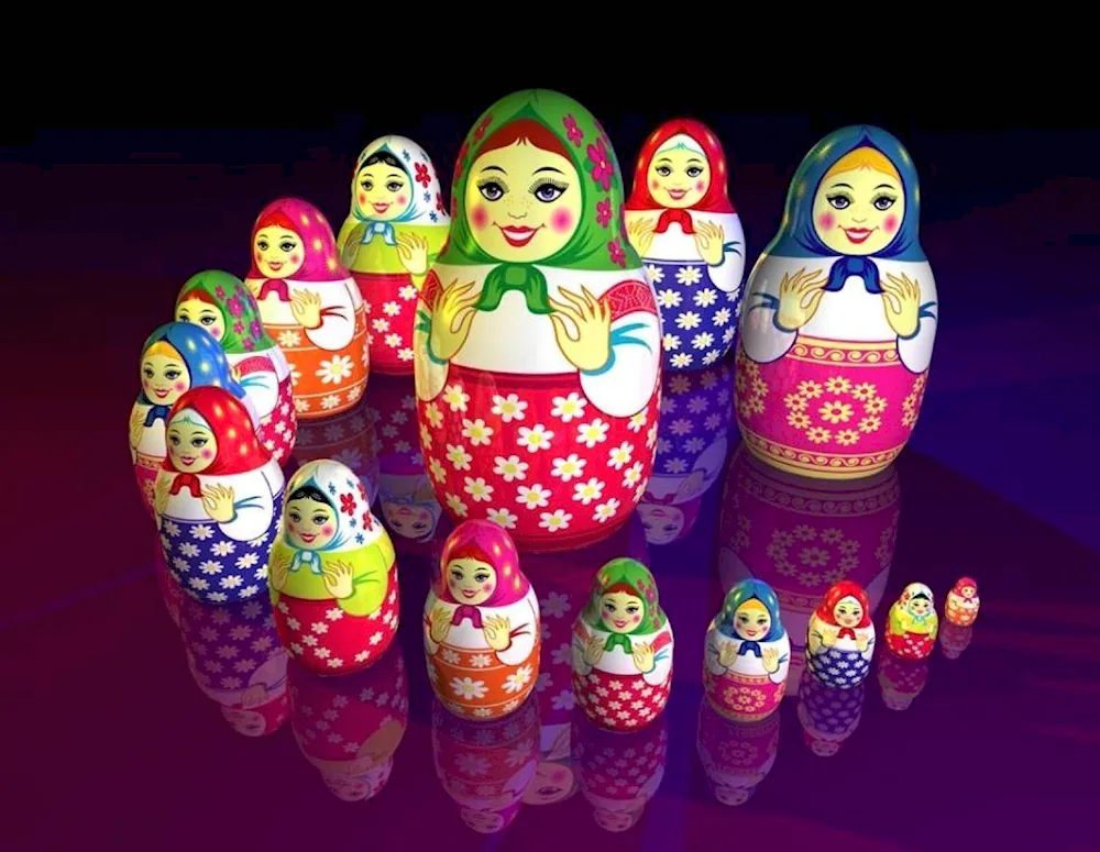 Many matryoshkas