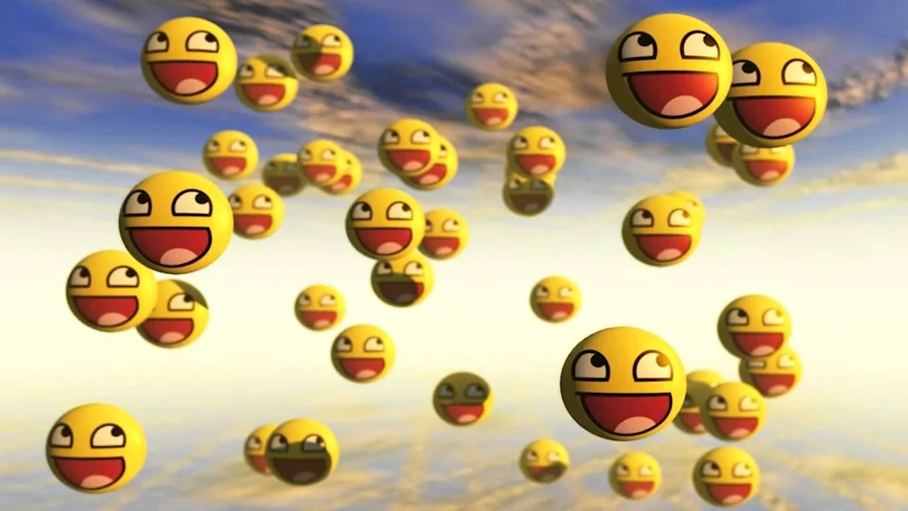 Many emoticons