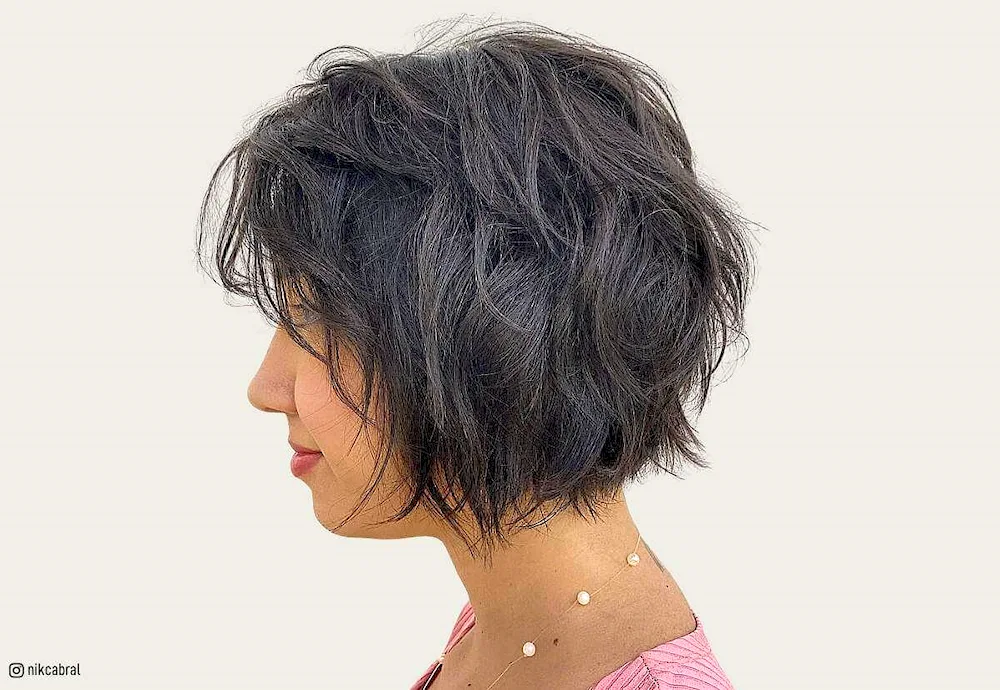 Multilayer Bob haircut caprice Gavroche Bob