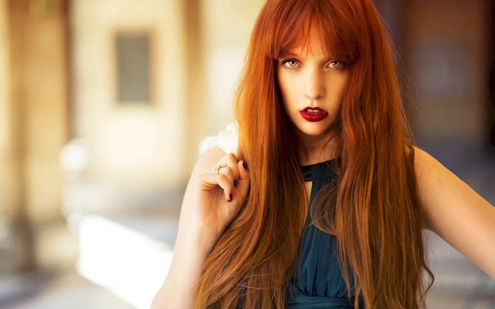 Red hair colour