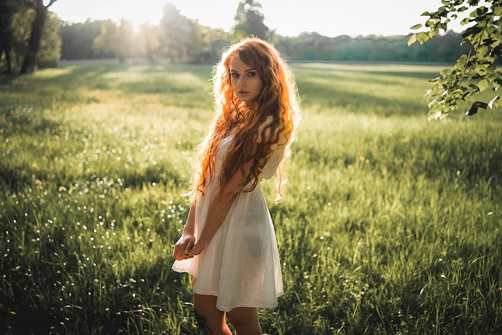 Model Katrine Kühn redhead