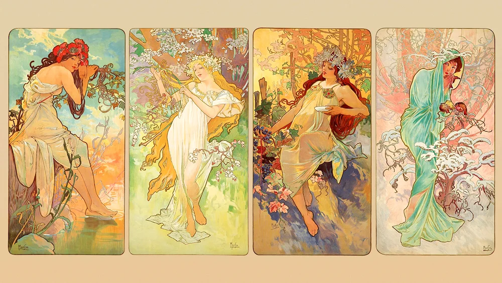 Modern Alphonse Mucha