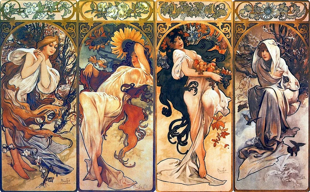 Modern Alphonse Mucha