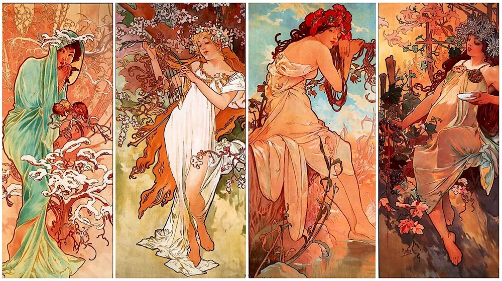 Modern Alphonse Mucha