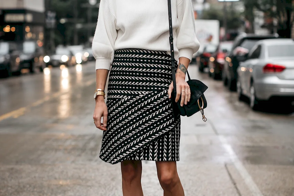 Fashionable Quilted Skirt