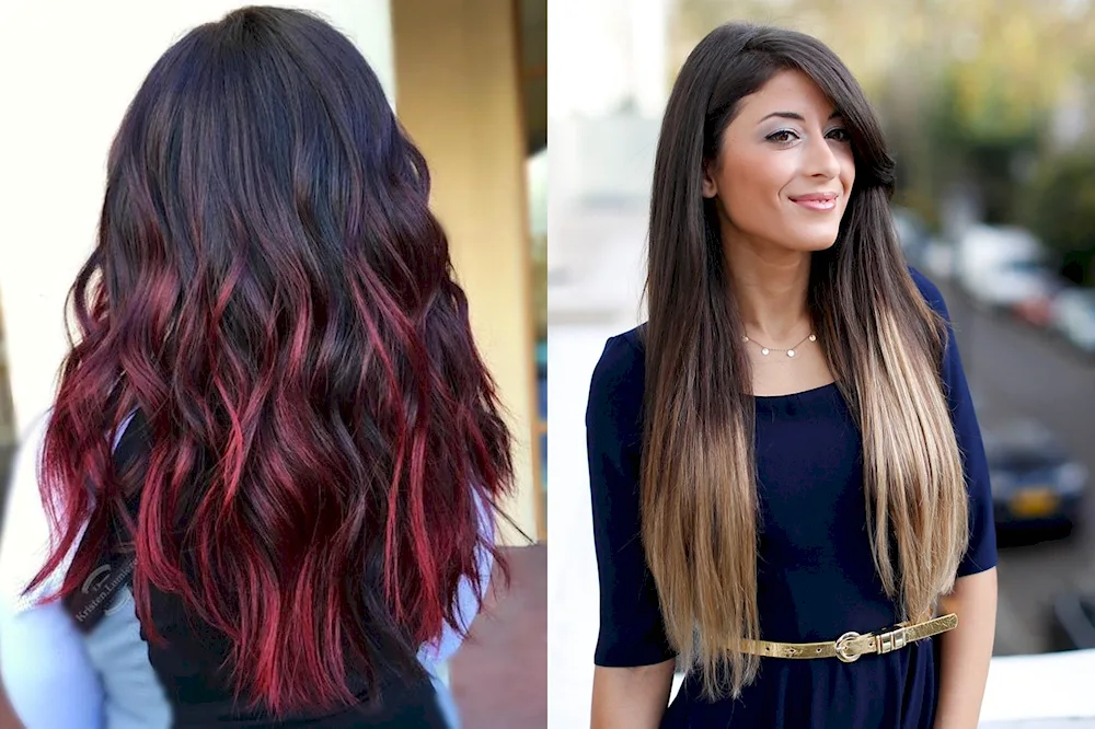 Fashionable hair colouring