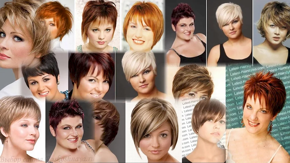 Fashionable short haircuts for women