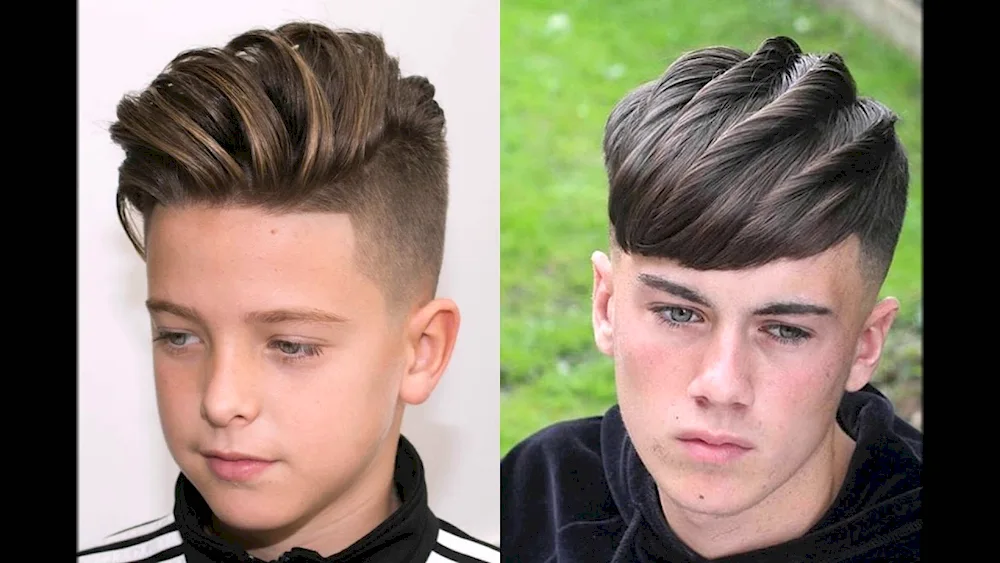 Fashionable teen haircuts