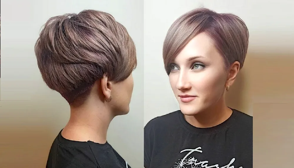 Fashionable haircuts 2023 on short hair