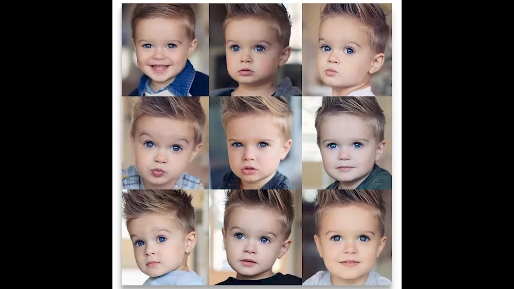 Fashionable haircuts for kids