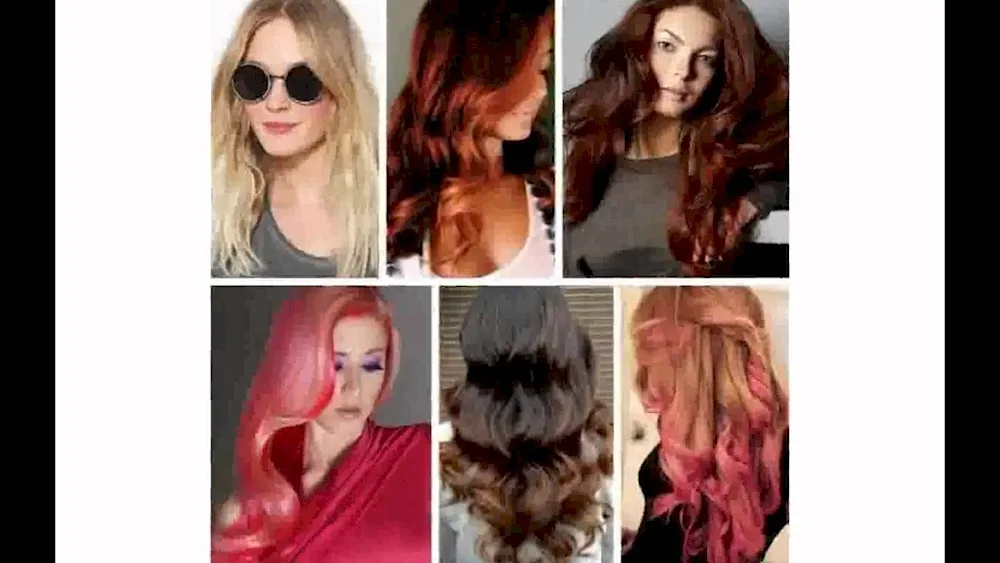 Fashionable hair colour