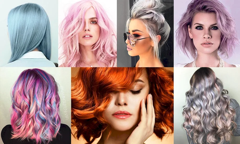 Fashionable hair colour