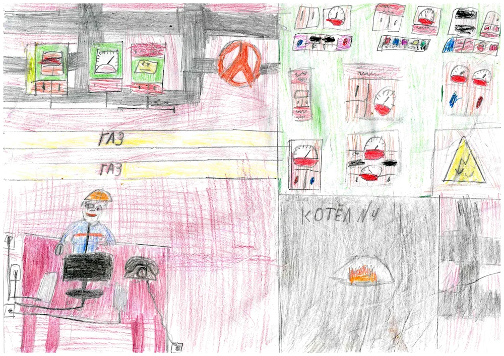 Children's drawings for Electrician's Day