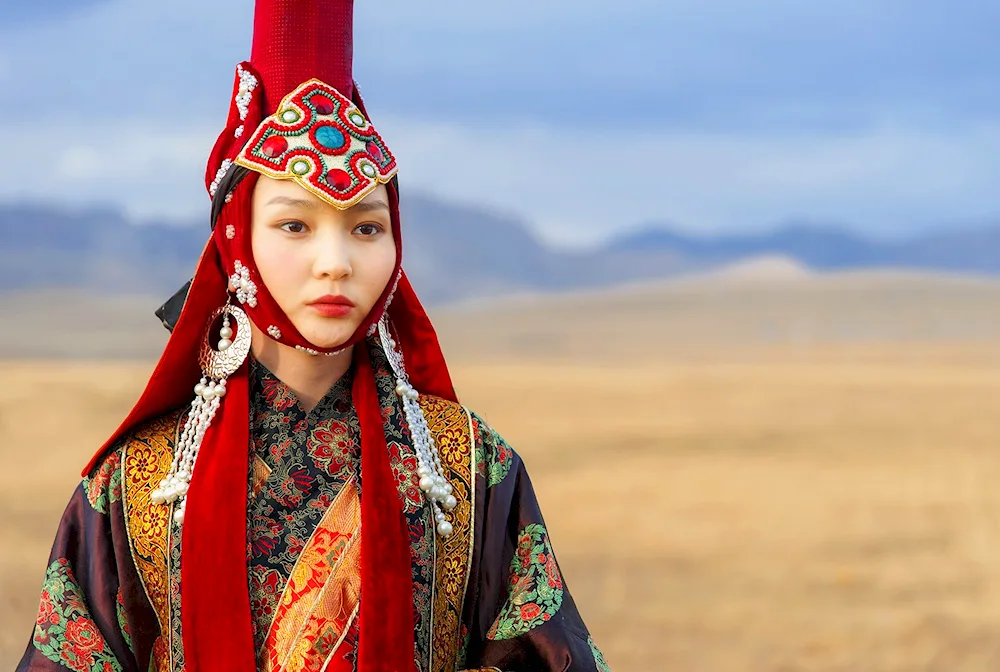 Mongolian girls in Mongolia