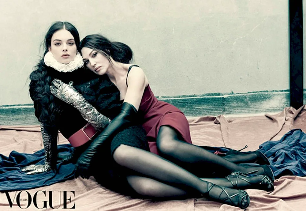 Monica Bellucci and Virgin Cassel Vogue